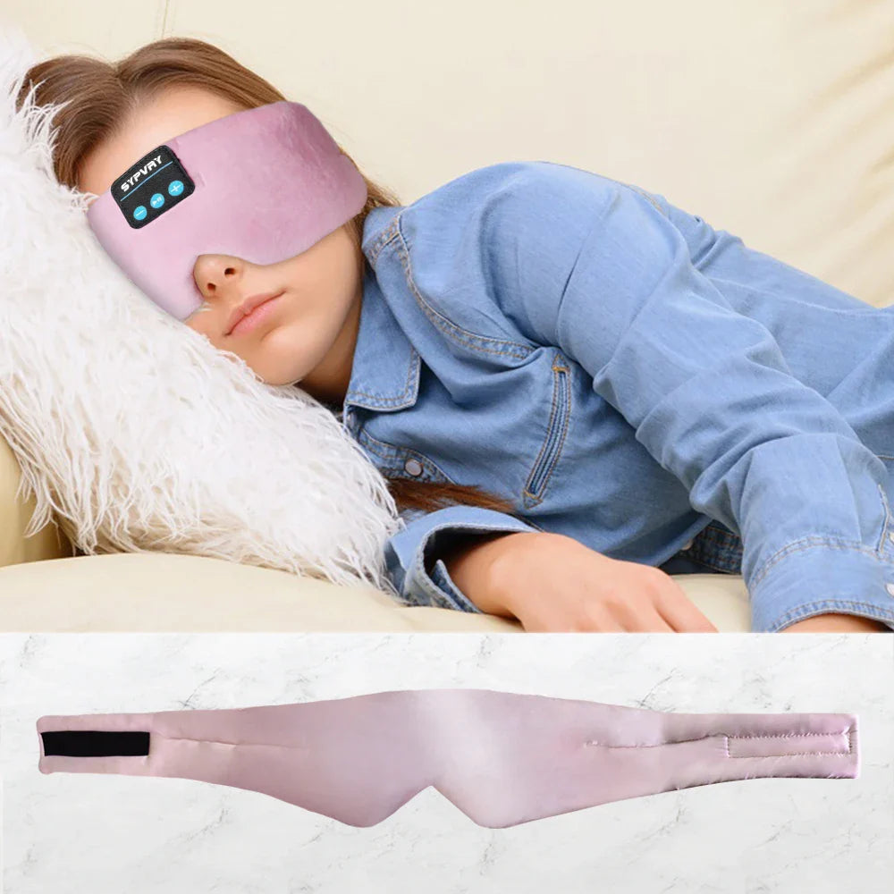 NNEOBA Bluetooth Sleep Headphones Eye Mask for Side Sleepers